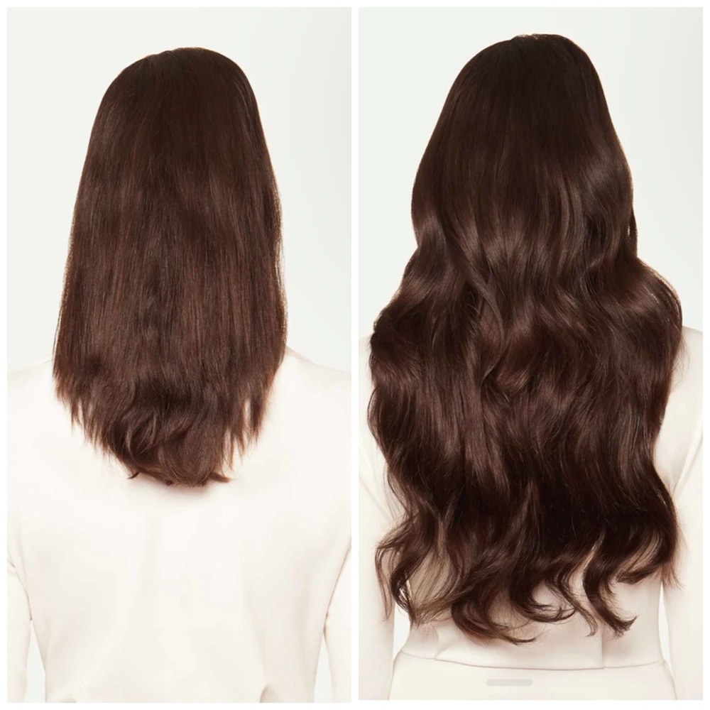 New Luxy 20” Halo Hair Extensions - Chocolate Brown